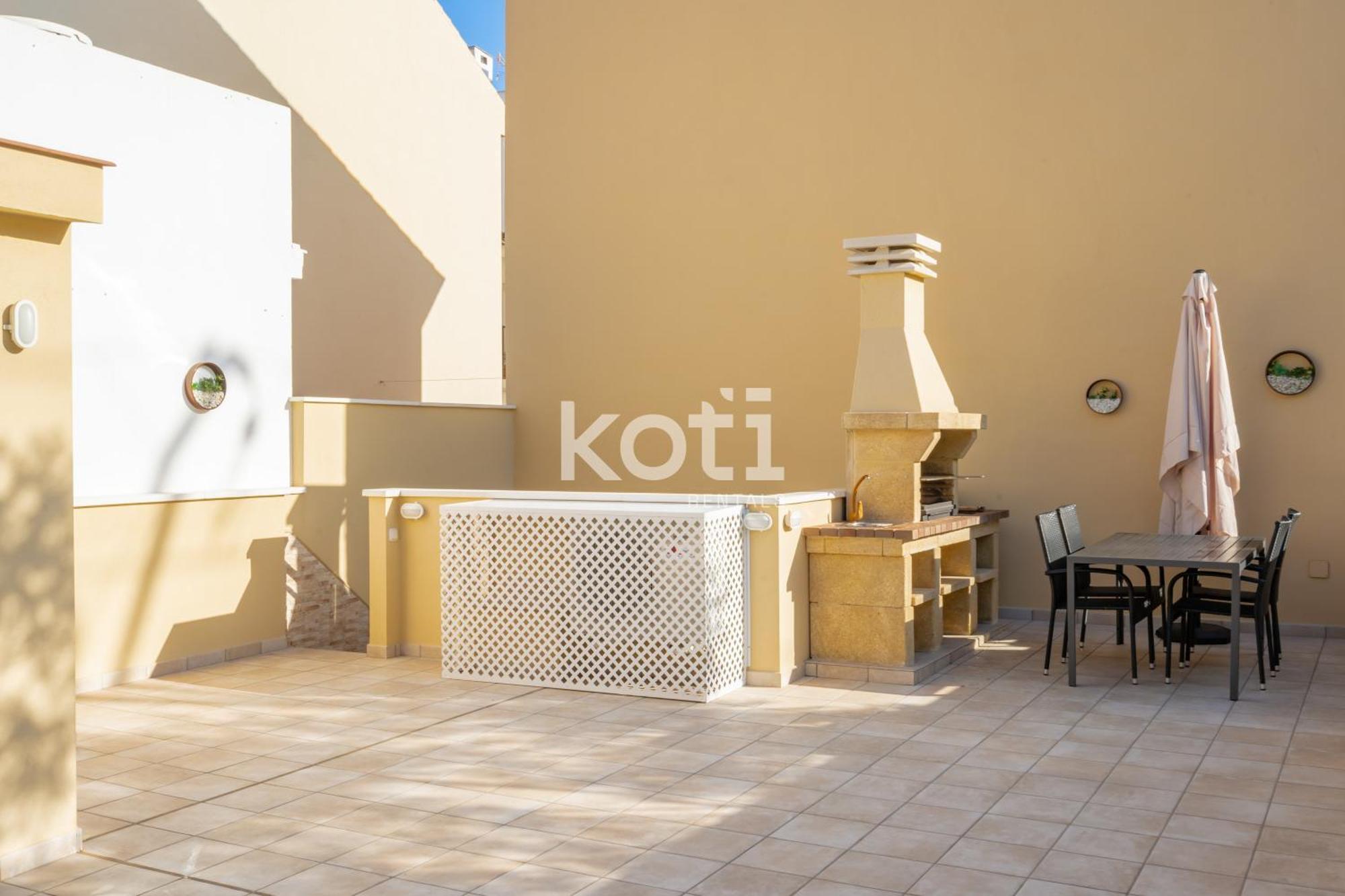 Koti Rentals - Casita Rosario Pino Rooftop Y Bbq 푸엔히롤라 외부 사진