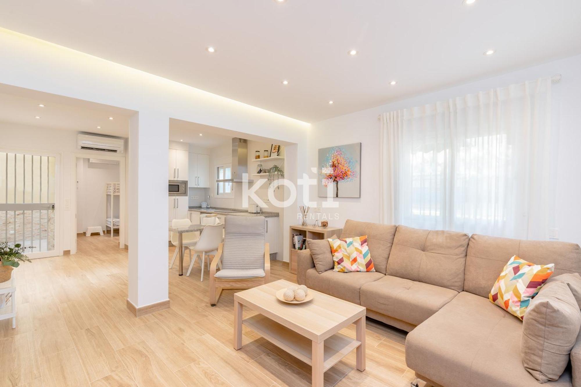 Koti Rentals - Casita Rosario Pino Rooftop Y Bbq 푸엔히롤라 외부 사진